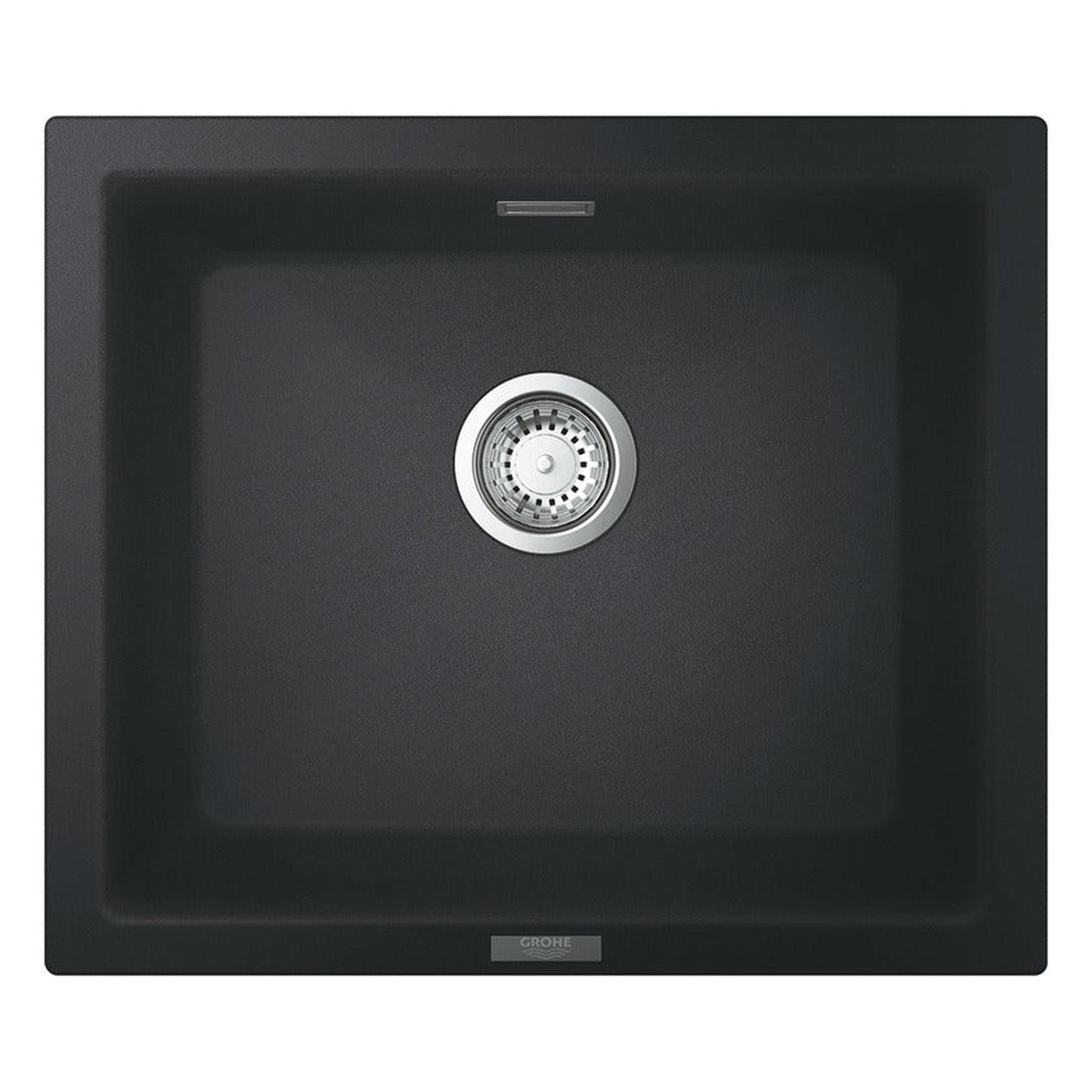 GROHE K700 Undermount, Inset Mount Single Bowl Kitchen Sink For 600mm Cabinet in Stainless Steel Black 57042400