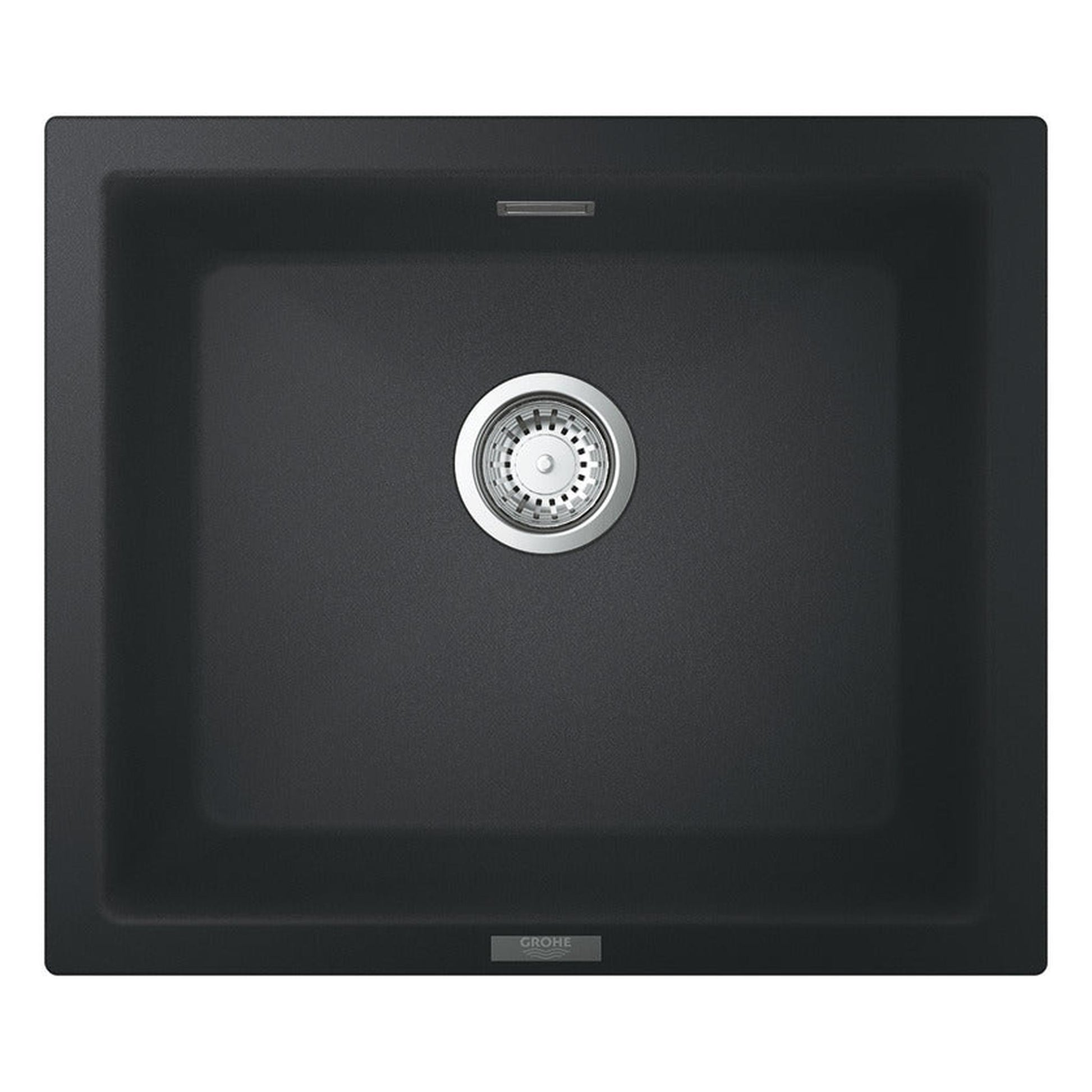 GROHE K700 Undermount, Inset Mount Single Bowl Kitchen Sink For 600mm Cabinet in Stainless Steel Black 57042400