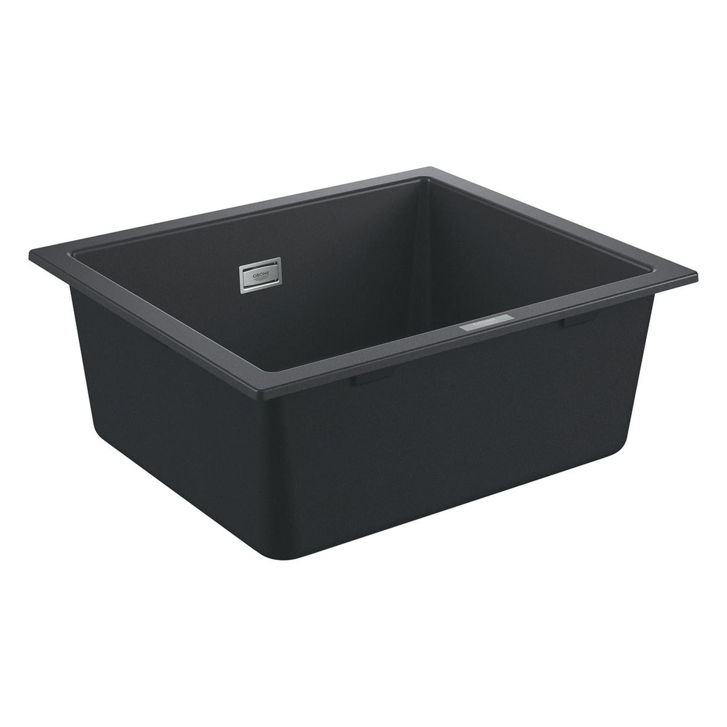 GROHE K700 Undermount, Inset Mount Single Bowl Kitchen Sink For 600mm Cabinet in Stainless Steel Black 57042400 1
