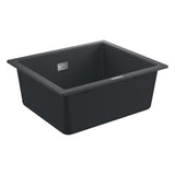 GROHE K700 Undermount, Inset Mount Single Bowl Kitchen Sink For 600mm Cabinet in Stainless Steel Black 57042400 1