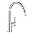 Grohe BauEdge Contemporary Mixer Tap With Single Lever  Polished Chrome 57760220