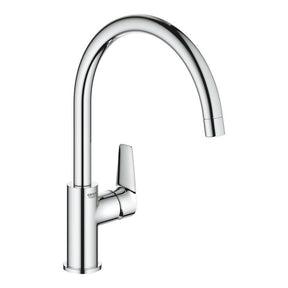 Grohe BauEdge Contemporary Mixer Tap With Single Lever  Polished Chrome 57760220