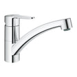 Grohe BauEdge Low Spout Mixer Tap With Single Lever In Polished Chrome 57761240