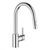 Grohe Concetto C-Spout Pull Out Spray With Single Lever Mixer In Chrome