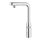 Grohe Essence L-Spout Tap  SmartControl with Pull Out Spray in Polished Chrome - Left View