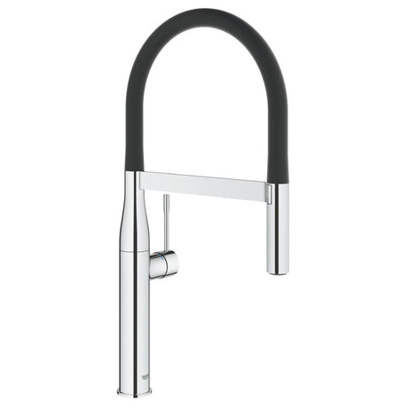Grohe Essence Professional Pull Out Spray Tap With Single Lever Mixer In 
 Polished Chrome 56926200