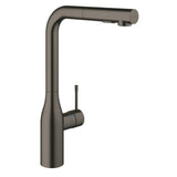 Grohe Essence Tap Pull Out Spray With Single Lever Monobloc Mixer In Brushed Hard Graphite 56926490
