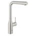 Grohe Essence Tap Pull Out Spray With Single Lever Monobloc Mixer In SuperSteel 56926190
