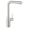 Grohe Essence Tap Pull Out Spray With Single Lever Monobloc Mixer In SuperSteel 56926190
