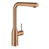 Grohe Essence Tap Pull Out Spray With Single Lever Monobloc Mixer In Warm Sunset (Copper)56926990