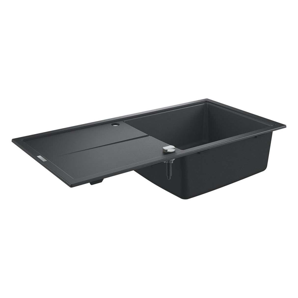 Grohe K400 Inset mount Single Bowl Kitchen Sink For 600 mm Cabinet In Stainless Steel Black 57041460 1
