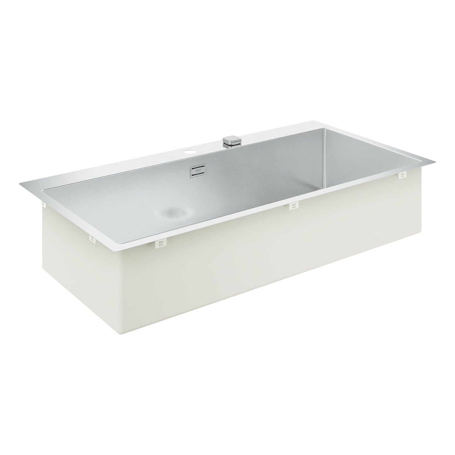 Grohe K800  Flush mount Inset mount Single Bowl Kitchen Sink For 1,200 mm Cabinet In Stainless Steel Satin 57040420 1