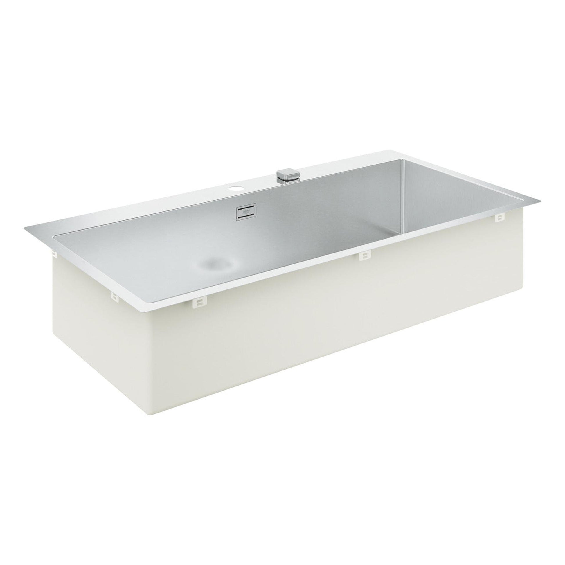 Grohe K800  Flush mount Inset mount Single Bowl Kitchen Sink For 1,200 mm Cabinet In Stainless Steel Satin 57040420 1