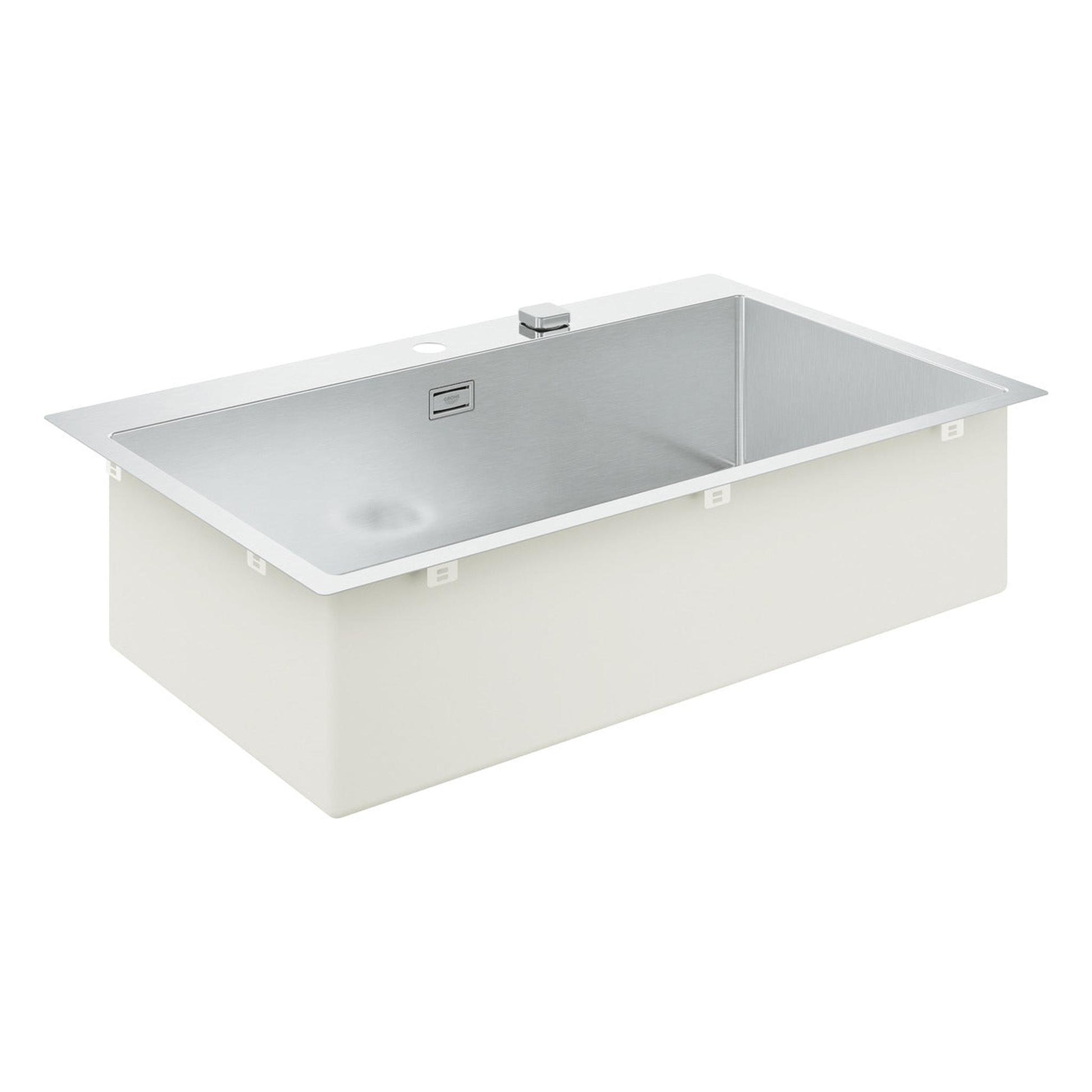 Grohe K800  Flush mount Single Bowl Kitchen Sink For 900 mm Cabinet In Stainless Steel Satin 57040470 1