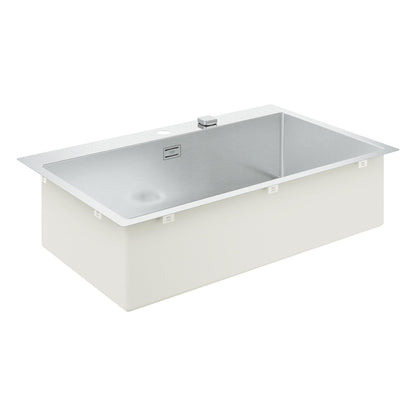 Grohe K800  Flush mount Single Bowl Kitchen Sink For 900 mm Cabinet In Stainless Steel Satin 57040470 1