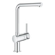 Grohe Minta Contemporary L-Spout Mixer Tap with Single Lever Mixer in Polished Chrome Right View