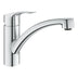 Grohe Via Contemporary Low Spout Mixer Tap With Single Lever In Polished Chrome 57760240