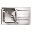 Häfele Abbey Reversible Sink For 450mm With Single Bowl And Drainer  in Stainless Steel 56745060