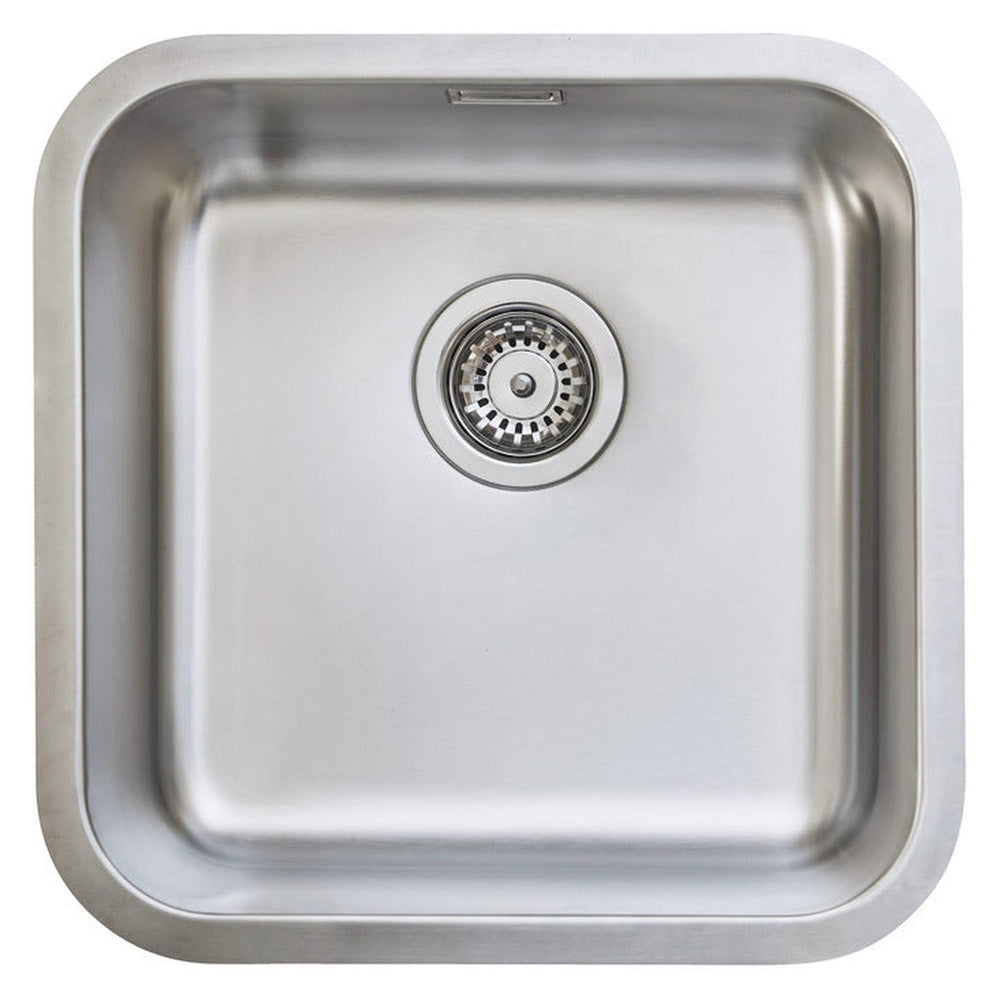 Häfele Christina Single Bowl Kitchen Sink For 500mm Cabinet in Stainless Steel 
Polished 56782330