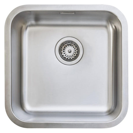 Häfele Christina Single Bowl Kitchen Sink For 500mm Cabinet in Stainless Steel 
Polished 56782330