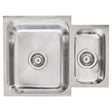 Häfele Christina Undermount One and Half Bowl Kitchen Sink For 600mm Cabinet in Stainless Steel 
Polished 56782360