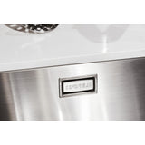 Häfele Christina Undermount One and Half Bowl Kitchen Sink For 600mm Cabinet in Stainless Steel 
Polished 56782360 1