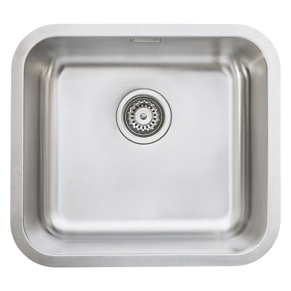 Häfele Christina Undermount Single Bowl Kitchen Sink For 500mm Cabinet in Stainless Steel satin 56782350 