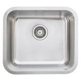 Häfele Christina Undermount Single Bowl Kitchen Sink For 500mm Cabinet in Stainless Steel satin 56782350 