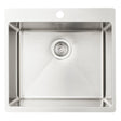 Häfele Lido  Inset Mount  Single Bowl Kitchen Sink For 500mm Cabinet in Stainless Steel Satin 56782310