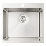 Häfele Lido  Inset Mount  Single Bowl Kitchen Sink For 500mm Cabinet in Stainless Steel Satin 56782310
