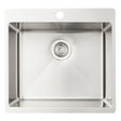 Häfele Lido  Inset Mount  Single Bowl Kitchen Sink For 600mm Cabinet in Stainless Steel Satin 56782270