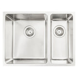 Häfele Lido Undermount One And Half Bowl Kitchen Sink For 600mm Cabinet in Stainless Steel Satin 56782221