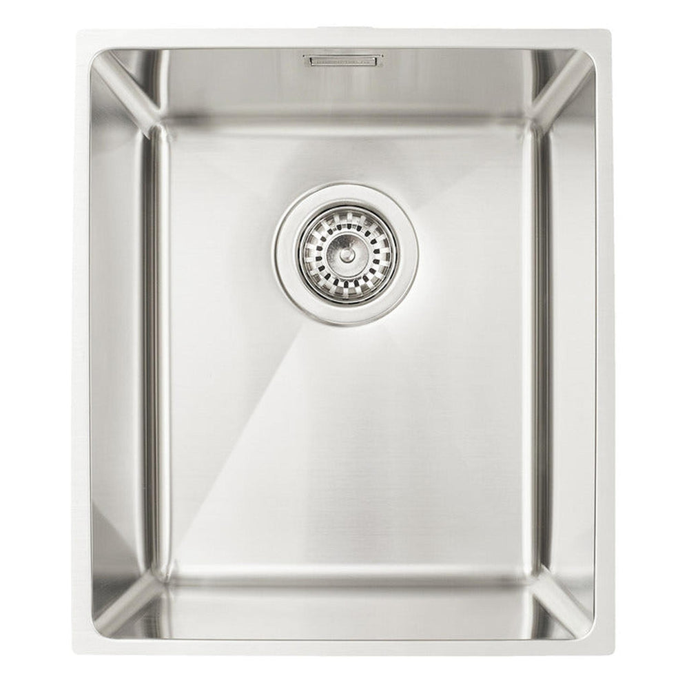 Häfele Lido Undermount Single Bowl Kitchen Sink For 400mm Cabinet in Stainless Steel Satin 56782230