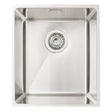 Häfele Lido Undermount Single Bowl Kitchen Sink For 400mm Cabinet in Stainless Steel Satin 56782230