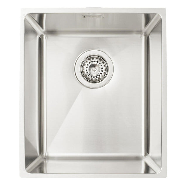 Häfele Lido Undermount Single Bowl Kitchen Sink For 400mm Cabinet in Stainless Steel Satin 56782230