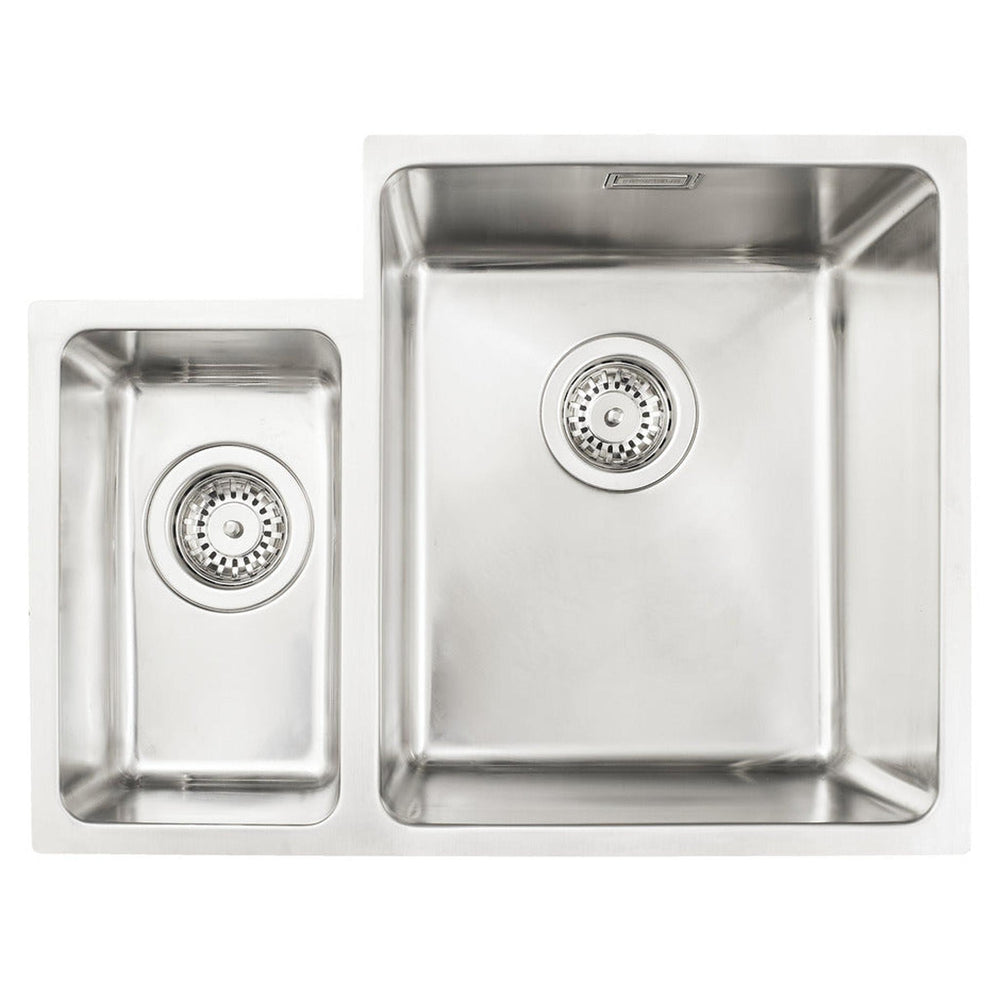 Häfele Murano Undermount One and Half Bowl Kitchen Sink For 600mm Cabinet in Stainless Steel 56782212