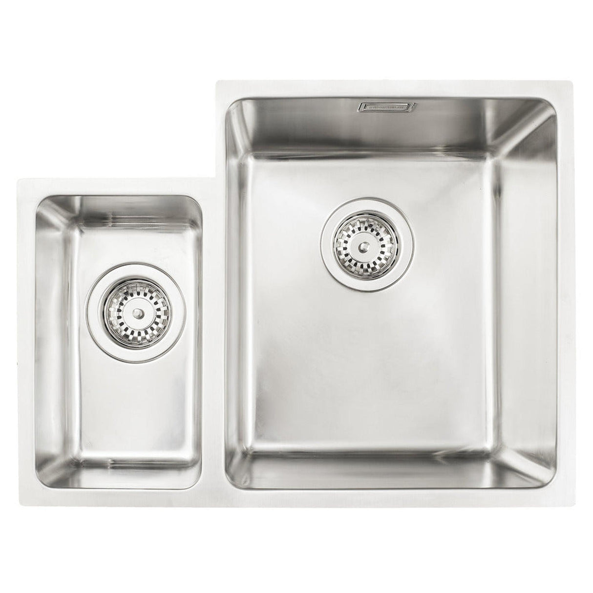 Häfele Murano Undermount One and Half Bowl Kitchen Sink For 600mm Cabinet in Stainless Steel 56782212