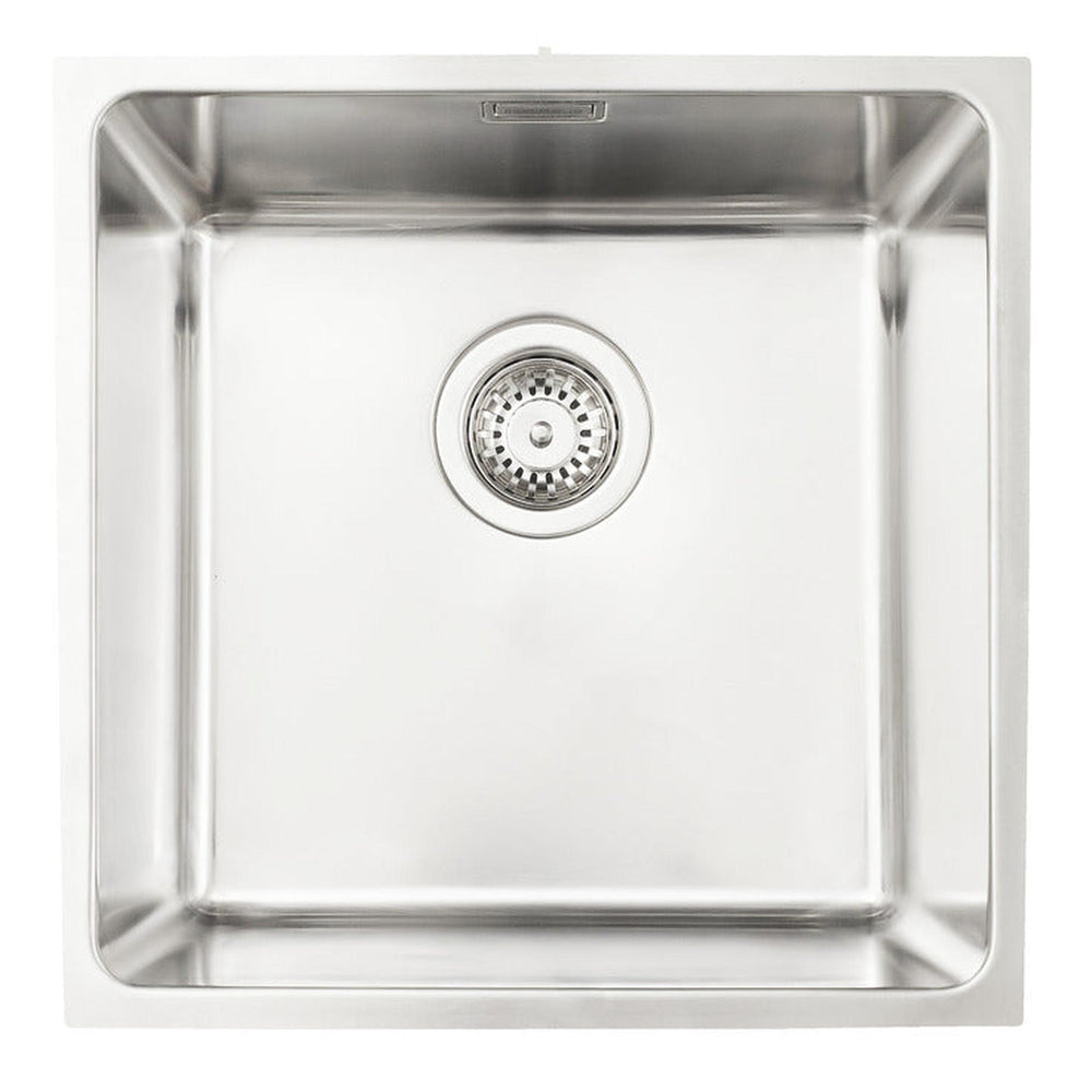 Häfele Murano Undermount Single Bowl Kitchen Sink For 500mm Cabinet in Stainless Steel Satin 56782180 