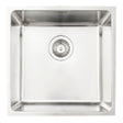 Häfele Murano Undermount Single Bowl Kitchen Sink For 500mm Cabinet in Stainless Steel Satin 56782180 
