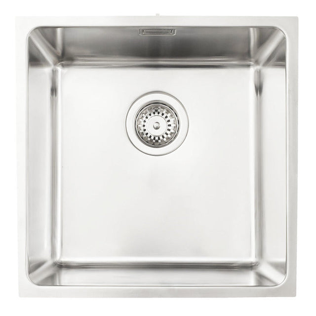 Häfele Murano Undermount Single Bowl Kitchen Sink For 500mm Cabinet in Stainless Steel Satin 56782180 
