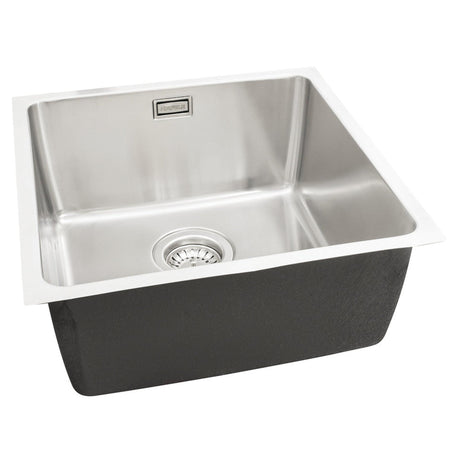 Häfele Murano Undermount Single Bowl Kitchen Sink For 500mm Cabinet in Stainless Steel Satin 56782180 1