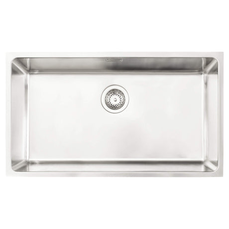 Häfele Murano Undermount Sink For 800mm Cabinet With Single Bowl in Stainless Steel 56782300