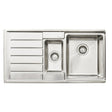 Häfele Veneto Inset Mount One and Half Bowl with Drainer Kitchen Sink For 600mm Cabinet in Stainless Steel 56782142