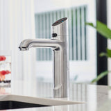 The ZIP HydroTap G5 kitchen tap in chrome set in a contemporary kitchen setting
