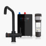 INTU 4OUR 4 in 1 Instant Boiling Water Kitchen Tap in Matt Black With Square Neck and Nexus Tank