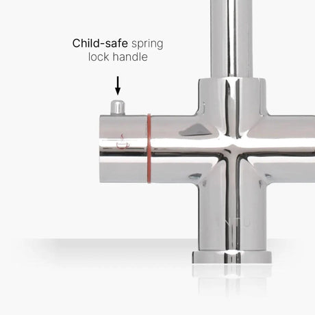 INTU Asprey 3 in 1 Instant Boiling Water Kitchen Tap in Child Lock