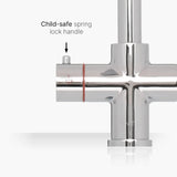 INTU Expression 3 in 1 Instant Boiling Water Kitchen Tap Child Lock