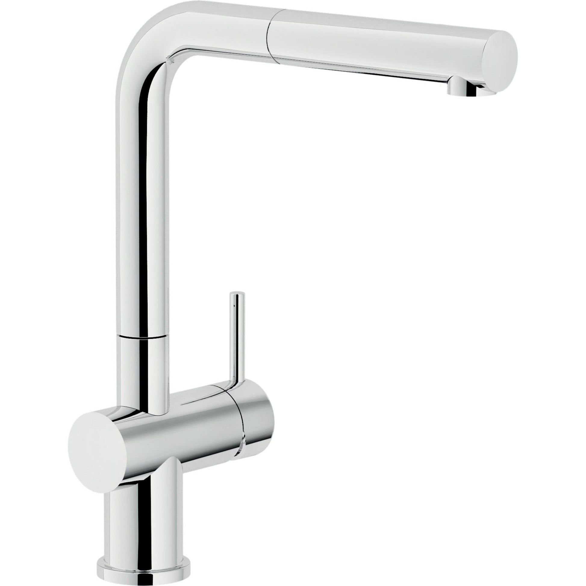 Nobili Live L Pull-Out Spout Kitchen Tap in Chrome-The Tap Collection