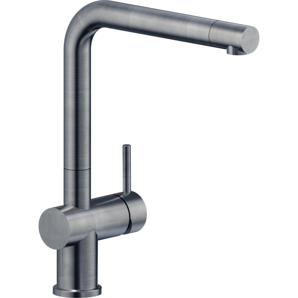 Nobili Live L Spout Kitchen Tap in Brushed Anthracite-The Tap Collection
