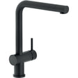 Nobili Live L Spout Kitchen Tap in Matt Black-The Tap Collection